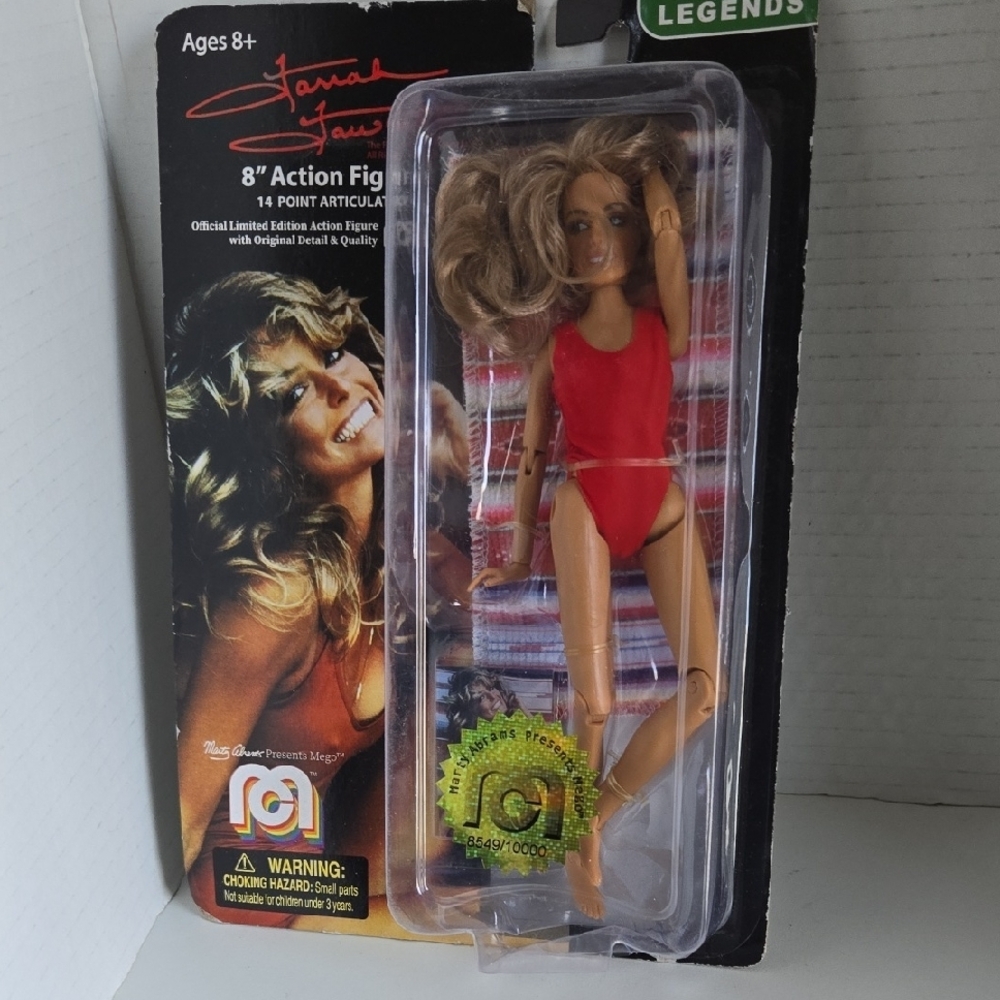 Farrah Fawcett 8" Action Figure in Red Swimsuit